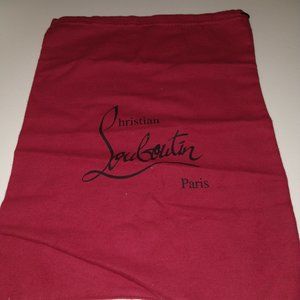 Christian Louboutin Dust Bag for Shoes 14 x 11 Drawstring